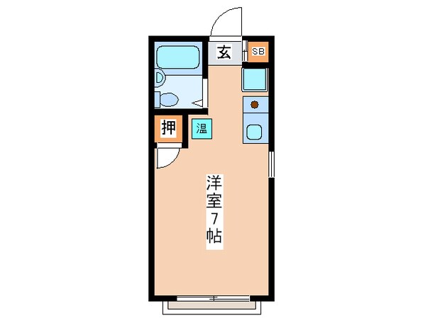 メゾンくるくまの物件間取画像